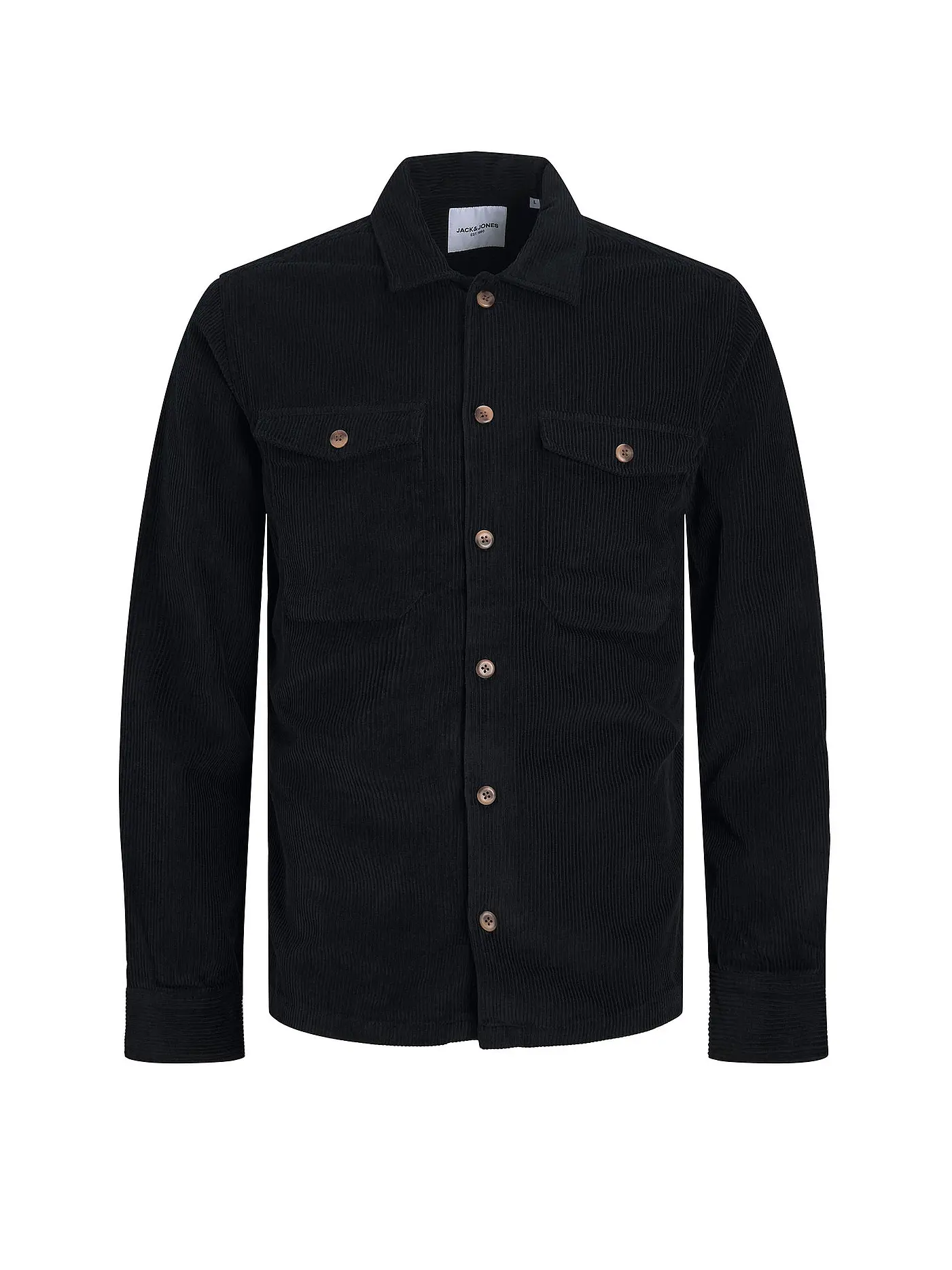 JACK & JONES | Overshirt JJEDALLAS | schwarz